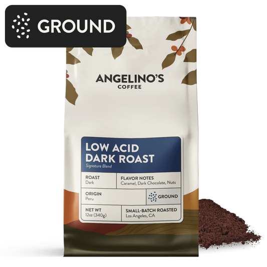 Low Acid Dark Roast – Angelino's Coffee